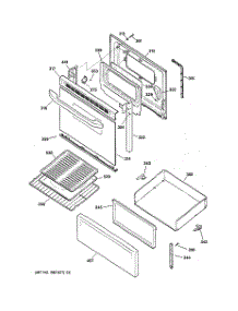 03 - Door & Drawer Parts parts for Ge Range RCBS787WJ1WW from AppliancePartsPros.com