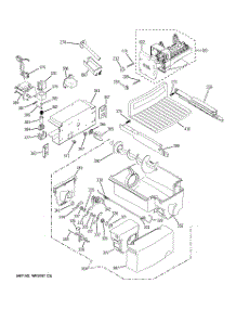 07 - Ice Maker & Dispenser parts for Ge Refrigerator RSK29NHMJCCC from AppliancePartsPros.com