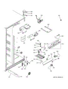 06 - Fresh Food Section parts for Ge Refrigerator RSK25LAPBCCC from AppliancePartsPros.com