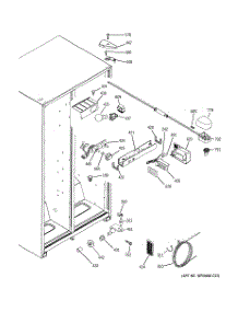 06 - Fresh Food Section parts for Ge Refrigerator HSS25GDPHWW from AppliancePartsPros.com