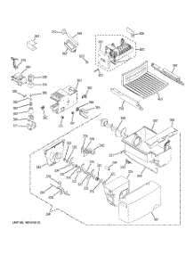 05 - Ice Maker & Dispenser parts for Ge Refrigerator HSS22IFPHWW from AppliancePartsPros.com