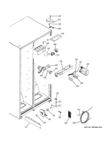 06 - Fresh Food Section parts for Ge Refrigerator RSG20DDPHFWW from AppliancePartsPros.com