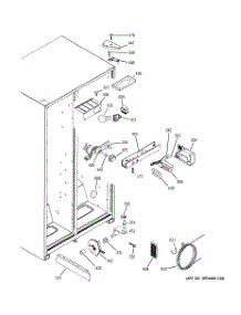 06 - Fresh Food Section parts for Ge Refrigerator RSG20IDPHFWH from AppliancePartsPros.com