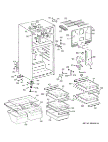02 - Cabinet parts for Ge Refrigerator HTS18XBSARWW from AppliancePartsPros.com