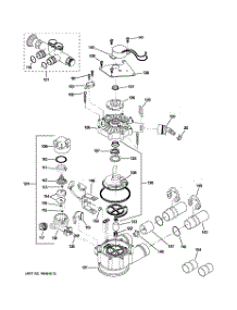 02 - Pump parts for Ge Water Softener GNSM48F02 from AppliancePartsPros.com