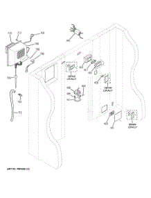 04 - Electrical Components parts for Ge Wine Vault ZWVS1000SRA from AppliancePartsPros.com