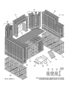 03 - Shelves & Drawer parts for Ge Wine Vault ZWVT1000SRA from AppliancePartsPros.com