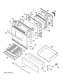 04 - Door & Drawer Parts parts for Ge Range RGB790SEH5SA from AppliancePartsPros.com