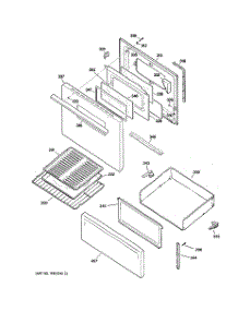 02 - Body Parts parts for Ge Range ABS300K1BB from AppliancePartsPros.com