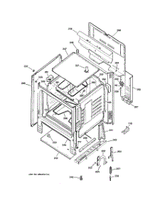 03 - Door & Drawer Parts parts for Ge Range ABS300K1BB from AppliancePartsPros.com