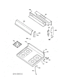 02 - Control Panel & Cooktop parts for Ge Range AGBS300PK1BB from AppliancePartsPros.com
