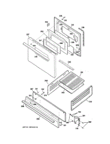 04 - Door & Drawer Parts parts for Ge Range AGBS300PK1BB from AppliancePartsPros.com