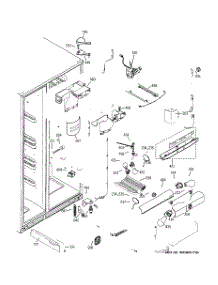 06 - Fresh Food Section parts for Ge Refrigerator GSG25YBSCCWW from AppliancePartsPros.com