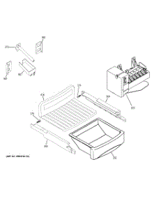 06 - Ice Maker & Dispenser parts for Ge Refrigerator RSK25LHRCCCC from AppliancePartsPros.com