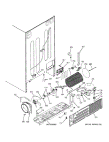 08 - Sealed System & Mother Board parts for Ge Refrigerator RCK23LAPCFCC from AppliancePartsPros.com