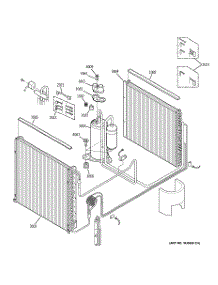 04 - Unit Parts parts for Ge Air Conditioner AZ75E09DACM1 from AppliancePartsPros.com