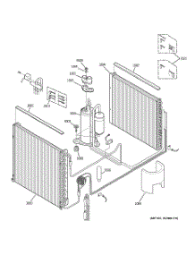 04 - Unit Parts parts for Ge Air Conditioner AZ75E18DACM1 from AppliancePartsPros.com