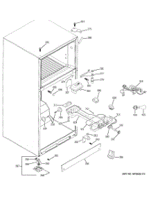 04 - Fresh Food Section parts for Ge Refrigerator HTS18BBPPLCC from AppliancePartsPros.com