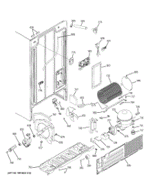 08 - Sealed System & Mother Board parts for Ge Refrigerator BSS25JSRJSS from AppliancePartsPros.com