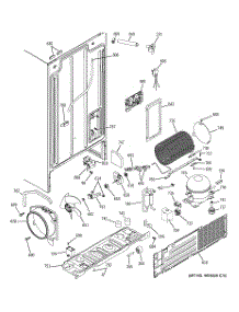 08 - Sealed System & Mother Board parts for Ge Refrigerator GSG22KESCFWW from AppliancePartsPros.com