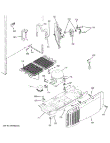 06 - Unit Parts parts for Ge Refrigerator GTS18WCPLRWWA from AppliancePartsPros.com