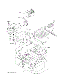 06 - Ice Maker & Dispenser parts for Ge Refrigerator GIG21IESBFKB from AppliancePartsPros.com