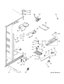 06 - Fresh Food Section parts for Ge Refrigerator RCK23LASAFCC from AppliancePartsPros.com