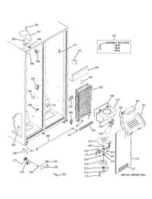 03 - Freezer Section parts for Ge Refrigerator HSS25GFPMWW from AppliancePartsPros.com