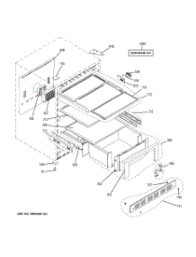 02 - Cabinet & Shelves parts for Ge Wine Cooler ZIFS240PASS from AppliancePartsPros.com