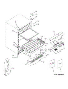 02 - Cabinet & Shelves parts for Ge Wine Cooler PCR06BATASS from AppliancePartsPros.com
