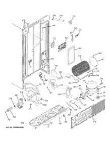 08 - Sealed System & Mother Board parts for Ge Refrigerator HSS25GFTACC from AppliancePartsPros.com
