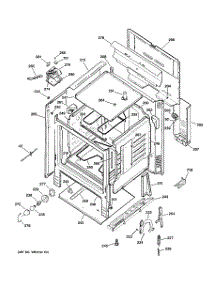 02 - Body Parts parts for Ge Range RB740BH2WH from AppliancePartsPros.com