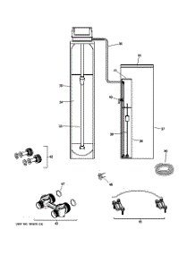 02 - Body Parts parts for Ge Water Softener GNRP48L00 from AppliancePartsPros.com