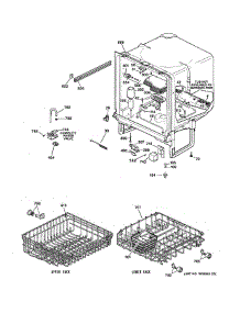 02 - Body Parts parts for Ge Dishwasher HDA1200G20BB from AppliancePartsPros.com