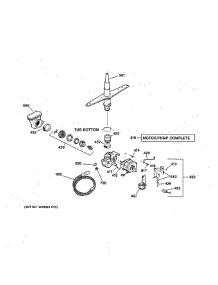 03 - Motor-Pump Mechanism parts for Ge Dishwasher HDA1200G20BB from AppliancePartsPros.com