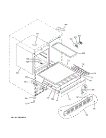 02 - Cabinet & Shelves parts for Ge Wine Cooler ZIBS240PBSS from AppliancePartsPros.com
