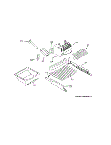 06 - Ice Maker & Dispenser parts for Ge Refrigerator RSK25LCSDCCC from AppliancePartsPros.com