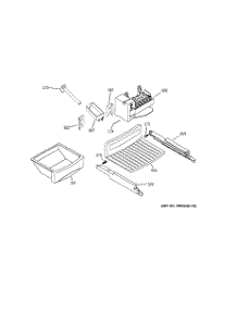 06 - Ice Maker & Dispenser parts for Ge Refrigerator RSK25LHSDCCC from AppliancePartsPros.com