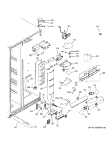 07 - Fresh Food Section parts for Ge Refrigerator RSK25LHSDCCC from AppliancePartsPros.com
