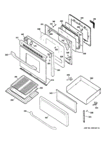 03 - Door & Drawer Parts parts for Ge Range RB790SH3SA from AppliancePartsPros.com