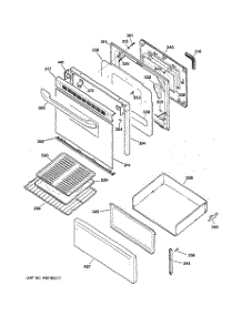 03 - Door & Drawer Parts parts for Ge Range RB797WC1WW from AppliancePartsPros.com
