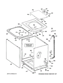 02 - Cabinet, Cover & Front Panel parts for Ge Washer VLXR1020D5WO from AppliancePartsPros.com