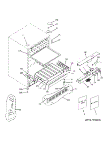 02 - Cabinet & Shelves parts for Ge Wine Cooler ZDBC240NBBS from AppliancePartsPros.com