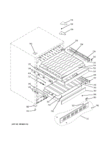02 - Cabinet & Shelves parts for Ge Wine Cooler ZDWT240PABS from AppliancePartsPros.com