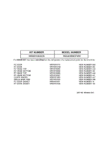 02 - Replacement Parts List parts for Ge Refrigerator RSG20IBMCFWW from AppliancePartsPros.com