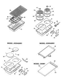 03 - Accessory Modules parts for Ge Cooktop JXDL440N1 from AppliancePartsPros.com