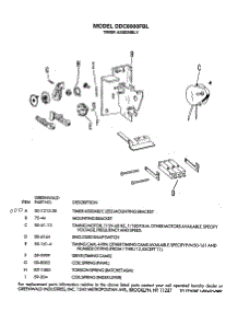 05 - Timer Assembly parts for Ge Dryer DDC6000FBL from AppliancePartsPros.com