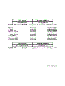 02 - Replacement Parts List parts for Ge Refrigerator HST20DBMDWW from AppliancePartsPros.com
