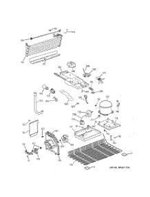 03 - Unit Parts parts for Ge Refrigerator HTF15BBRERWW from AppliancePartsPros.com