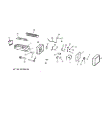 05 - Icemaker Wr30x0318 parts for Ge Refrigerator MST25GRYDWW from AppliancePartsPros.com